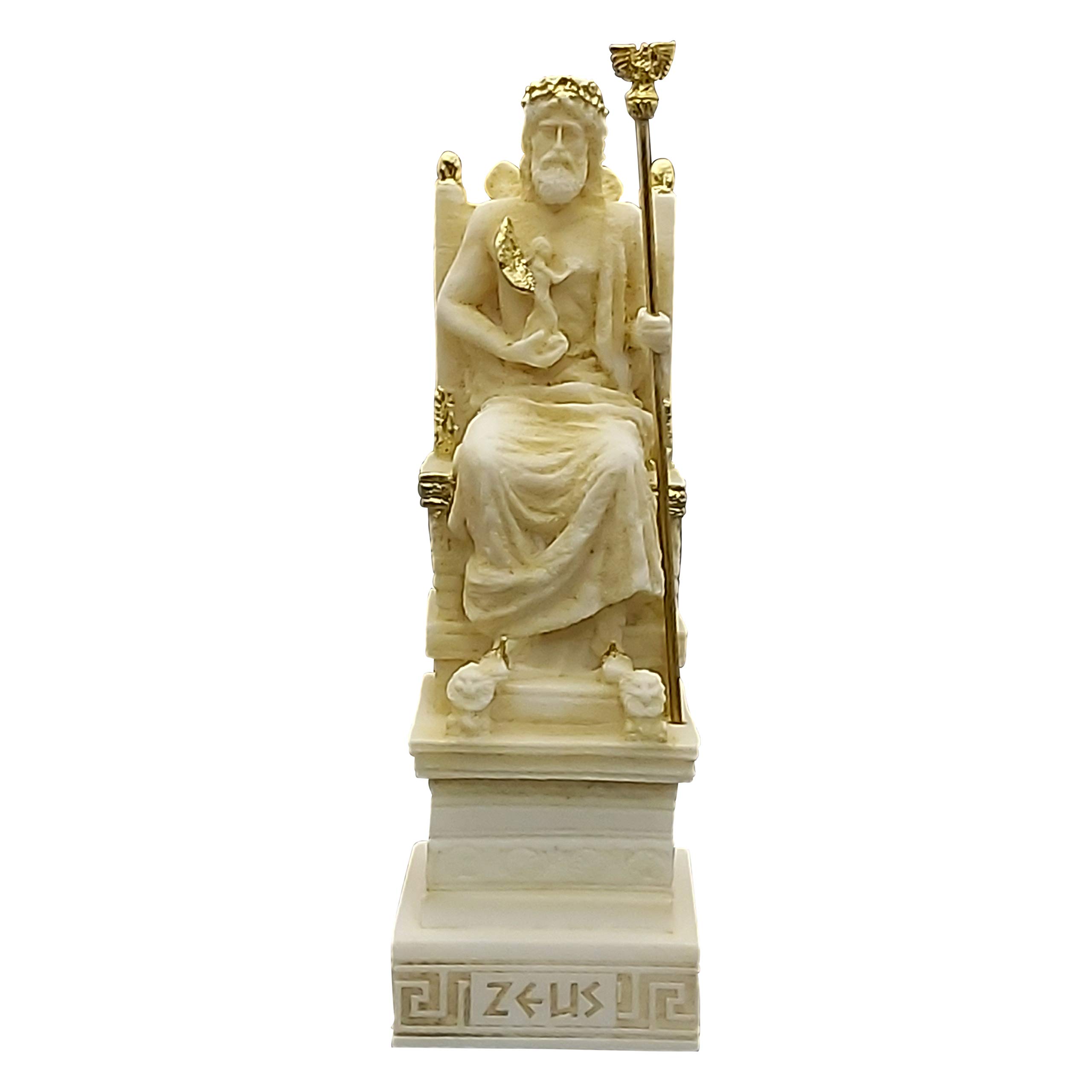 Amazon.co.jp: 神の王 ゼウス ジュピター 王座 ギリシャローマ像